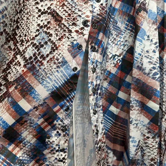 Ted Baker Lilis Quartz Print Midi Dress size 4 (US 10-12) long sleeve - Picture 11 of 15